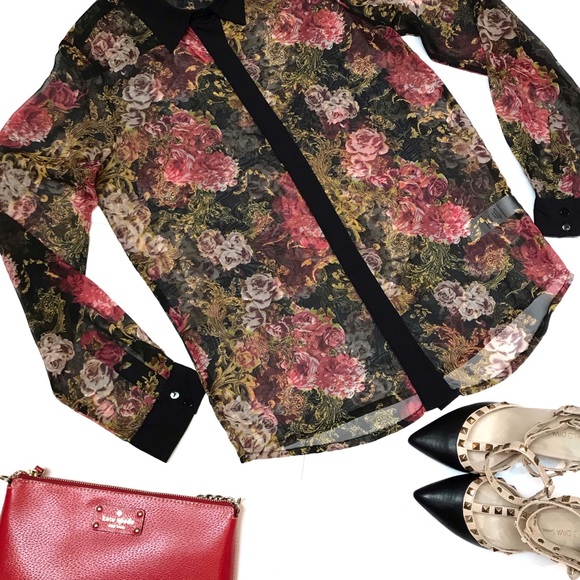 FALL FLORAL MOODY BLOUSE - Picture 9 of 9